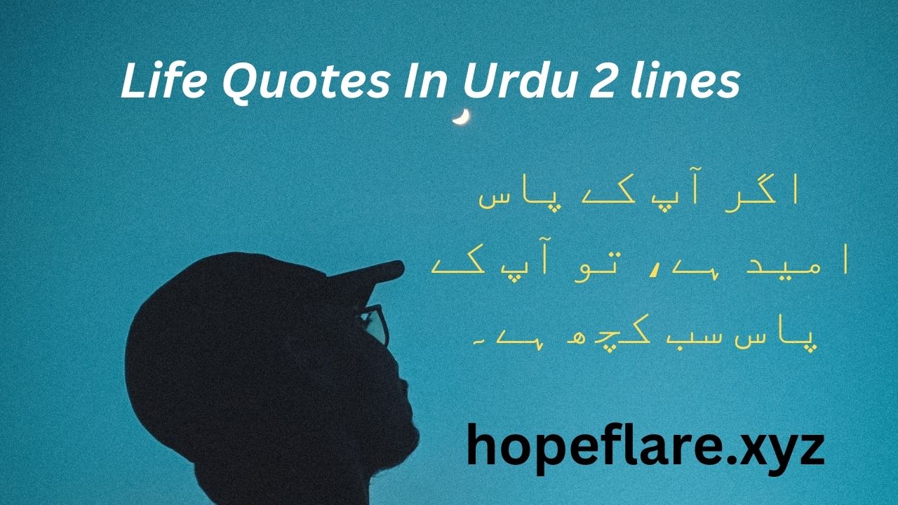 Life Quotes In Urdu 2 lines